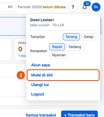 Tangkapan layar "Mulai di sini: pekerjaan Anda & cara cari jawaban sendiri" — angka bulat di gambar = nomor langkah 2